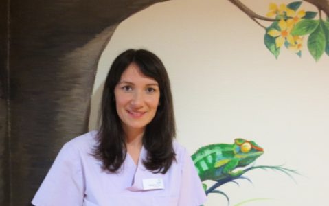 Alexandra Clos, derzeit im Mutterschutz