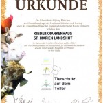 Tierschutzkochmütze für das Kinderkrankenhaus St. Marien Landshut