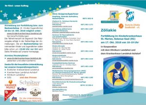 Fortbildung Zöliakie am 17. Oktober 2018 im Kinderkrankenhaus St. Marien in Landshut